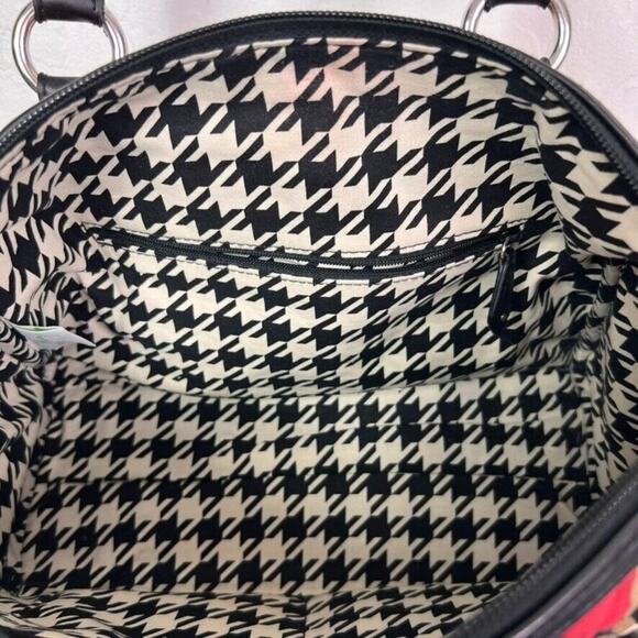 Vera Bradley Mini Loft Duffel Bittersweet Quilted Zip Pockets Floral Lined - Picture 7 of 16